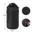 Miniatyrbillede 2 af 5: 1 sort vandflaskepose, universel cykelflaskeholder med mesh