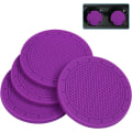 Pikkukuva 1 / 5: 4 kpl Violetit 7 cm Auton Aluslaatat, Liukumattomat Universaalit Auton Sisätilat