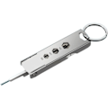Miniatyrbilde 1 av 5: 8-i-1 SIM-kortplukkverktøy - Multifunksjonell nøkkelring med neglesliper, flat/philips-skrutrekker, pakkeboksåpner