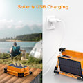 Miniatyrbillede 2 af 5: 80W Genopladeligt Solcelle Konstruktionslys, 4