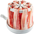 Pikkukuva 2 / 5: Mikroaaltouunissa käytettävä pekoninkeitin - Bacon Wizard kypsentää 450 g pekonia ja vähentää rasvaa 40 % - Rapeampaa, terveellisempää, nopeampaa pekonia