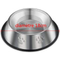 Miniatyrbillede 2 af 5: Pet Stainless Steel Foder Skål (Skål lavet af rustfrit stål