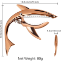 Miniatyrbild 5 av 5: 1 st Rose Gold Shark Tuning Clip Gitarr Zink Legering Tuning