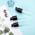 Miniatyrbillede 3 af 3: 4 stk. udskiftningspumpe til foundation, sort plastik kosmetisk flydende foundation make-up pumpe udskiftningsværktøj til og Estee Lauder Double Wear Foundatio