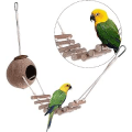 Miniatyrbillede 2 af 5: Naturlig Kokosnød Fuglerede Kokosnød Fuglebur Naturligt Fuglerede