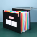 Miniatyrbillede 1 af 5: A4 Dokumentsorter, 24 Rum Accordion Binder, Udvidbar