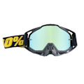 Miniatyrbillede 1 af 3: Helsort + Sort (guldfolie) 100% mountain motocross