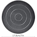 Miniatyrbillede 3 af 5: 1 stk sort keramisk drejeskive 18 cm håndlavet skulptur ler