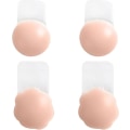 Pikkukuva 1 / 5: Rintapehmusteet (6,5 cm) - Uusiokäyttöiset silikoniset itseliimautuvat push-up-rintapehmusteet