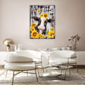 Miniatyrbild 2 av 5: Ko-Blomma Diamantmålning Set 30 * 40cm - Vuxen 5D Diamantkonst