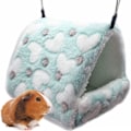 Miniatyrbild 1 av 5: Cyan M Sovande Gnagare Plysch Liten Hus Hamster Hängmatta Leksak Säng