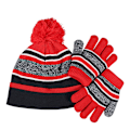 Miniatyrbild 1 av 5: Barnhatt Vinter Snood Halsvärmare Vantar Set Barn