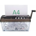 Miniatyrbilde 1 av 5: A4-papirshredder - Bærbar manuell dokumentshredder for kontor, skole, hjem