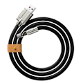 Miniatyrbilde 1 av 5: Hurtigladingkabel Usb Til C-ledning 180 Graders Roterende Rettvinklet