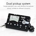 Miniatyrbillede 4 af 5: Mt-70b Tuner Med Clip-on Pickup & Indbygget Mikrofon Elektronisk