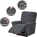Miniatyrbillede 2 af 5: Recliner Betræk, 4 Dele Stræk Polyester Spandex Recliner