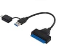Miniatyrbillede 3 af 5: USB 3.1 til SATA kabel - Nemt drevkabel Type-C USB 3.0 2 i 1 harddisk