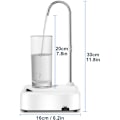 Miniatyrbilde 2 av 5: 1 stk (Hvit) Vannflaskedispenser til skrivebord, USB-lading