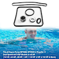 Miniatyrbild 3 av 5: Sats med ersättningspackningar för poolpumptätning för Hayward Super