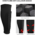 Pikkukuva 2 / 5: 1 Pari Jalkapallo Shin Guard -Sukkia, Suojaa Jalkaa, Hengittävä Shin