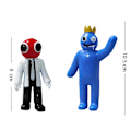 Miniatyrbild 5 av 5: 6/8 st Pvc Rainbow Friends Figur Leksaker Modell Mini Figurer Tårtdekoration Dekorationstillbehör Barnpresenter 2