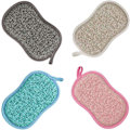 Miniatyrbilde 1 av 5: Vaskbar og gjenbrukbar svamp, miljøvennlig mikrofiber skrape,