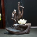 Miniatyrbillede 5 af 5: Zen Lotus Tilbageflydende Røgelsebrænder med 1 stk. Tilbageflydende Røgelse
