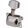 Miniatyrbilde 5 av 5: 6r Semiclosed Gitar Tuning Peg Keys Tuners Machine Head Elektrisk
