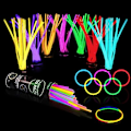 Miniatyrbilde 1 av 5: 100 Glowsticks i Bulk - Morsom Fest i Mørket