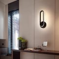Miniatyrbillede 4 af 5: (sort)Væglampe soveværelse hovedgærde lille natlampe kreativ