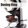 Miniatyrbillede 4 af 5: 1 stk Sort 58mm Espresso Doseringstragt Kaffe Dosering Ring til