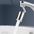 Miniatyrbillede 2 af 5: Dobbeltfunktionel Hane-Aerator til Hun-Gevinde, 1,8 GPM Ekstra Bred Vinkel