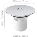 Miniatyrbillede 2 af 7: Bruseafløbsdæksel, bruseafløbsdæksel, bruseafløbsdæksel, udskiftning