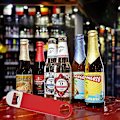 Miniatyrbillede 5 af 5: 1 stk. rød farve ølflaskeåbnere, bar nøgle til bartender, enkel og effektiv flad flaskeåbner.
