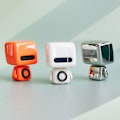 Miniatyrbillede 2 af 5: 1 Bluetooth Højttalere Mini Sød Robot Bærbar Trådløs Bluetooth