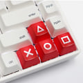 Miniatyrbild 4 av 5: Tangenter Caps Upp Ner, Mekaniskt Tangentbord Pbt Tangentknapp WASD Färg Sub R4 R3 R2 R1-Svart