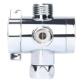 Miniatyrbillede 2 af 5: 3-vejs T-adapter til badekar, bruser, blandingsbatteri, afgreningsventil, splitter, konnektor