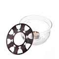 Miniatyrbillede 2 af 5: Transparent Krystalklar Glas Tekandevarmer Passer til Tekande Glas