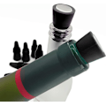 Miniatyrbillede 3 af 5: 8 Sorte Vinflaskepropper, Genanvendelige Silikon Drikkepropper