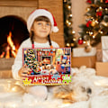 Miniatyrbillede 3 af 5: Puslespil Julekalender 2024 - 1008 Brikker - 24 Dages Juleafsætningskalender - Julepejs Puslespil til Børn A