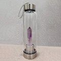 Miniatyrbilde 5 av 5: Ametyst stein krystall vannflaske for helbredelse, Elixir vannflaske