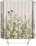 Blomster Bruseforhæng (120*180cm) Vandafvisende og skimmelresistent