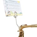 Miniatyrbillede 5 af 5: Bærbar altsaxofon noder rejse noder klip
