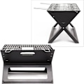 Miniatyrbilde 2 av 3: Svart stålgrill for kull