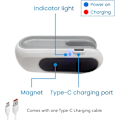 Miniatyrbilde 4 av 5: Miniposeforsegler, USB-C ladbare poseforsegler, 2 i 1 poseforsegler med kutter og magnet, Mini poseforsegler