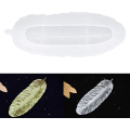 Miniatyrbillede 3 af 4: 1 fjer epoxyharpiks støbe silikoneform, smykkeskrin