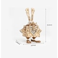 Miniatyrbilde 5 av 5: Modell Tremusikkbokssett - DIY 3D Puslespill Toppgave for