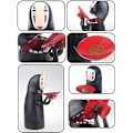 Miniatyrbilde 5 av 5: 1 stk (Svart) No-Face Myntboks Mann Automatisk Spis Mynt Spargris