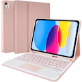 Miniatyrbilde 1 av 5: Touchpad-etui for iPad 10. generasjon med tastatur, Folio-etui med avtakbart tastatur for den nye iPa