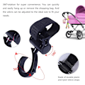 Miniatyrbilde 3 av 5: 8 stk Barnevogn Henger Barnevognpose Henger 2 Typer Mamma Buggy Klips